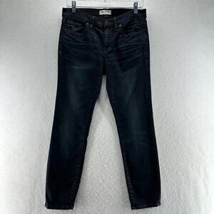 Madewell Jeans Womens Sz 28 Skinny Skinny Crop Low Rise Dark Washed Dark Blue